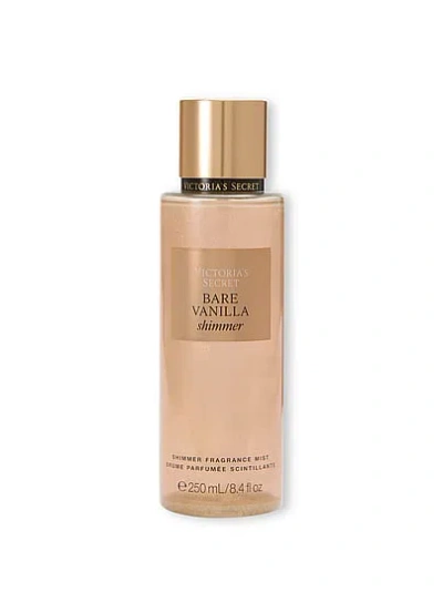 Victoria's Secret Beauty Body Fragrance Bare Vanilla Shimmer Mist In Gray