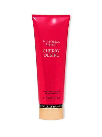Victoria's Secret Beauty Body Fragrance Cherry Desire Lotion In Gray