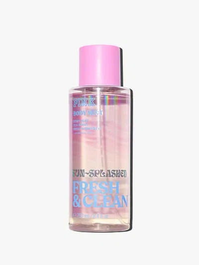 Victoria's Secret Beauty Body Fragrance Fresh & Clean Sun-splashed Mist In Gray