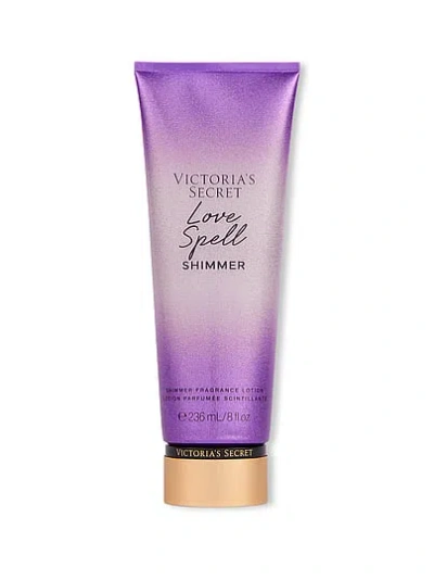 Victoria's Secret Beauty Body Fragrance Love Spell Shimmer Lotion In Pink