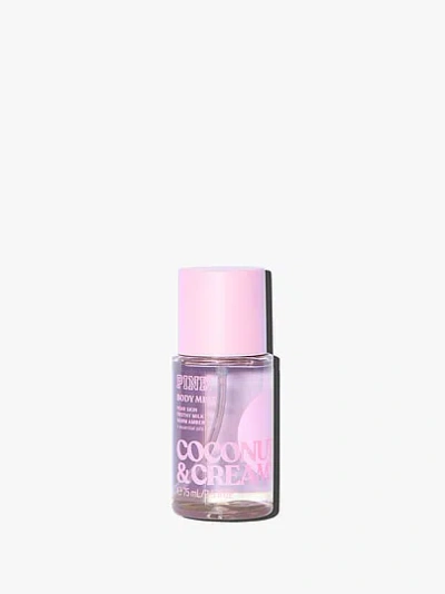 Victoria's Secret Beauty Body Fragrance Mini Coconut & Creamy Mist In Gray
