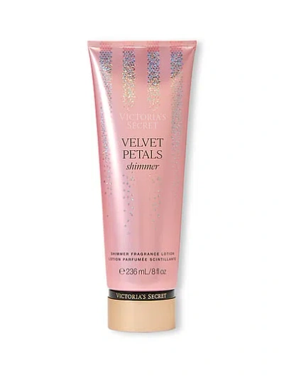 Victoria's Secret Beauty Body Fragrance Velvet Petals Shimmer Lotion In Gray