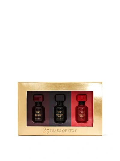 Victoria's Secret Beauty Fine Fragrance 25 Years Of Very Sexy 3-piece Gift Set In Multicolored