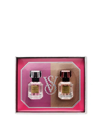 Victoria's Secret Beauty Fine Fragrance 2-piece Mini And Merry Gift Set Ft. Top Bombshell Perfume In Multicolored