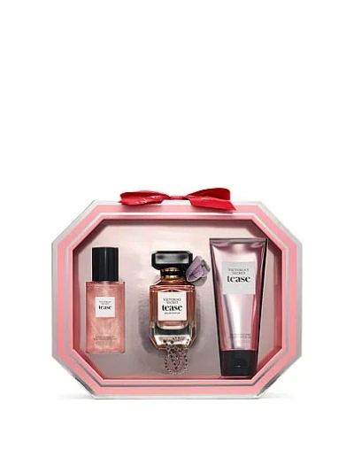 Victoria's Secret Beauty Fine Fragrance 3-piece Tease Mini And Merry Gift Set In Floral