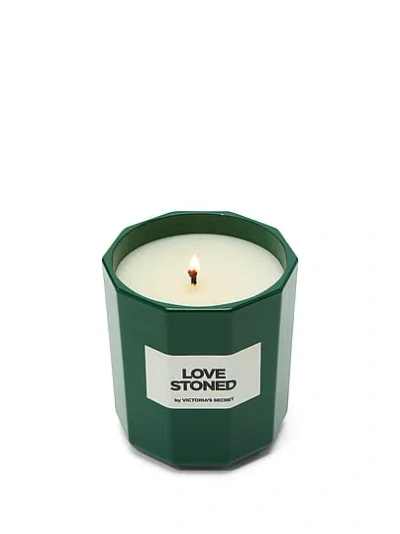 Victoria's Secret Beauty Love Stoned Single Wick Candle In Gray