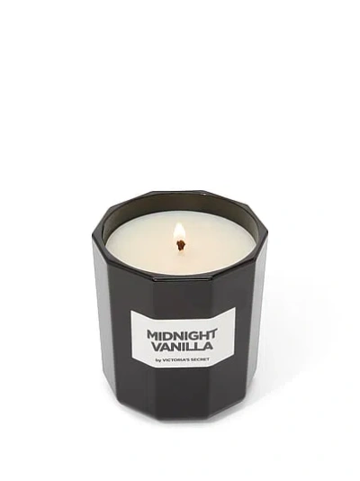 Victoria's Secret Beauty Midnight Vanilla Single Wick Candle In Gray