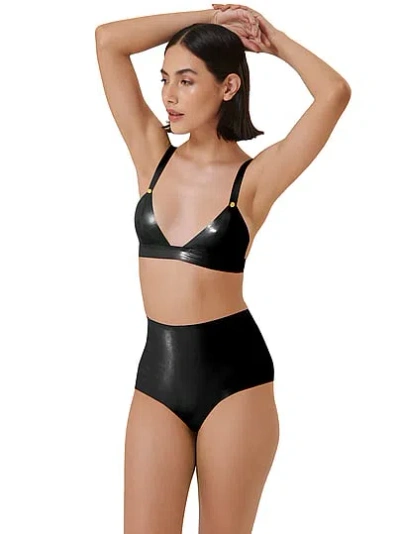 Victoria's Secret Bluebella Latex Soft Bra In Black