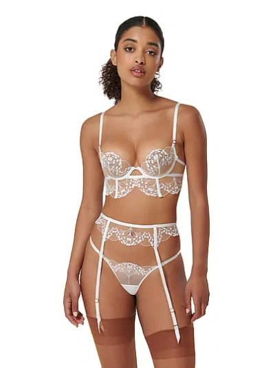 Victoria's Secret Bluebella Marisa Suspender In White