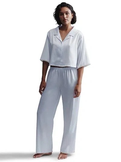 Victoria's Secret Bluebella Pearl Luxury Satin Trouser In Gray