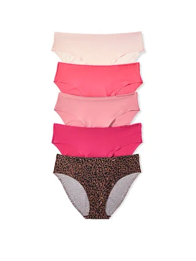 Victoria's Secret Body By Victoria 5-pack By Flex Mid-rise Bikini Panties In Multi