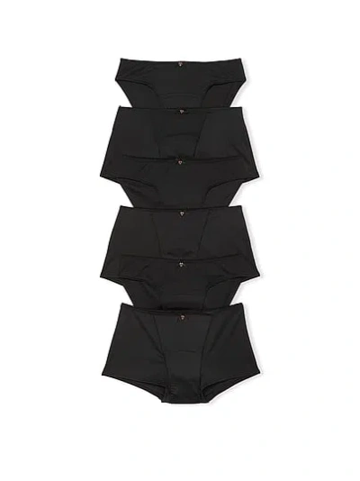 Victoria's Secret Body By Victoria 6-pack Smooth Mixed Silhouette Period Panties In Black