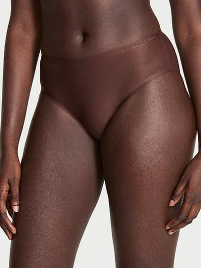 Victoria's Secret Body By Victoria By Flex Mid-rise Bikini Panty In Burgundy