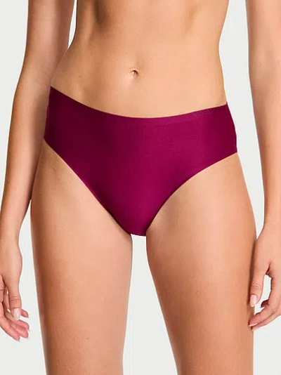 Victoria's Secret Body By Victoria By Flex Mid-rise Bikini Panty In Burgundy