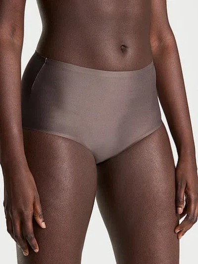 Victoria's Secret Body By Victoria By Flex Mid-rise Modern Brief Panty In Brown
