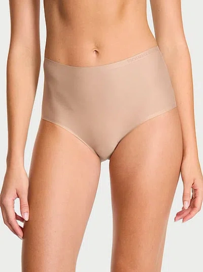 Victoria's Secret Body By Victoria By Flex Mid-rise Modern Brief Panty In Neutral