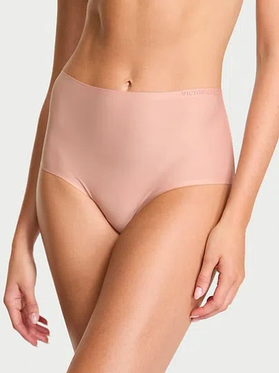 Victoria's Secret Body By Victoria By Flex Mid-rise Modern Brief Panty In Neutral