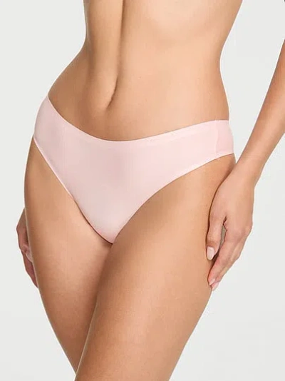Victoria's Secret Body By Victoria By Flex Mid-rise Thong Panty In Pink