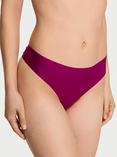 Victoria's Secret Body By Victoria By Flex Mid-rise Thong Panty In Pink