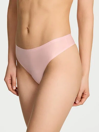 Victoria's Secret Body By Victoria By Flex Mid-rise Thong Panty In Pink