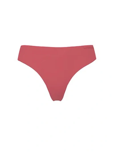 Victoria's Secret Body By Victoria By Flex Mid-rise Thong Panty In Pink