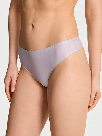 Victoria's Secret Body By Victoria By Flex Mid-rise Thong Panty In Purple