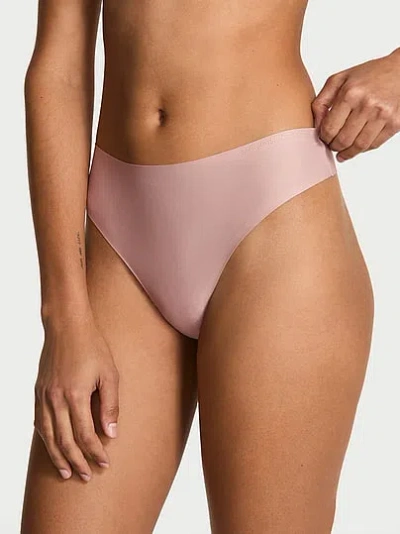 Victoria's Secret Body By Victoria By Flex Mid-rise Thong Panty In Pink
