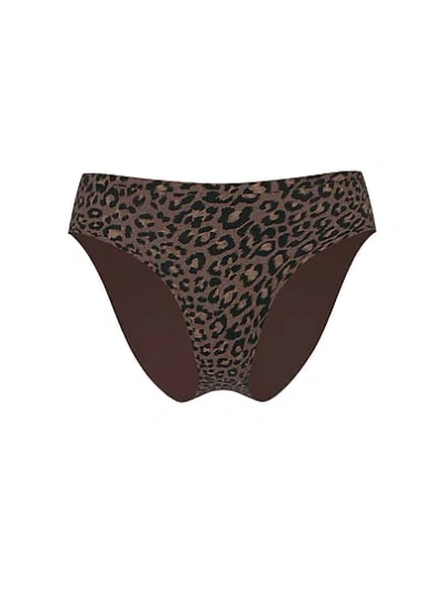 Victoria's Secret Body By Victoria By Flex Mid-rise Bikini Panty In Brown
