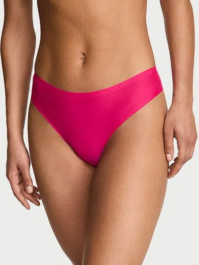 Victoria's Secret Body By Victoria By Flex Mid-rise Thong Panty In Pink