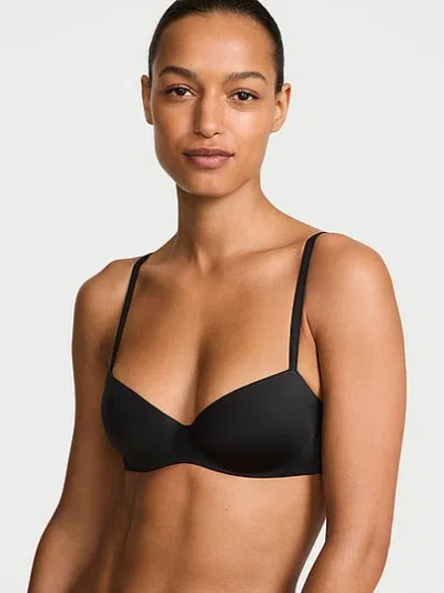 Victoria's Secret Body By Victoria Flexfactor Lightly Lined Balconette Bra In Black
