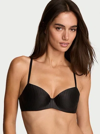 Victoria's Secret Body By Victoria Flexfactor Lightly Lined Balconette Bra In Black