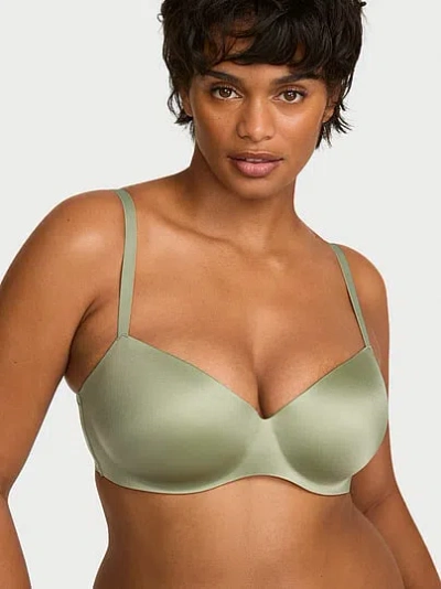 Victoria's Secret Body By Victoria Flexfactor Lightly Lined Balconette Bra In Green