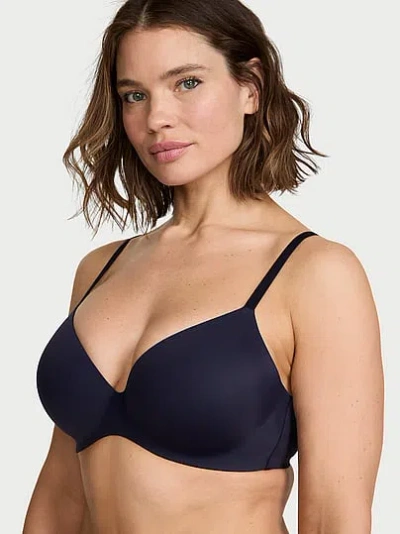 Victoria's Secret Body By Victoria Flexfactor Lightly Lined Plunge Demi Bra In Black
