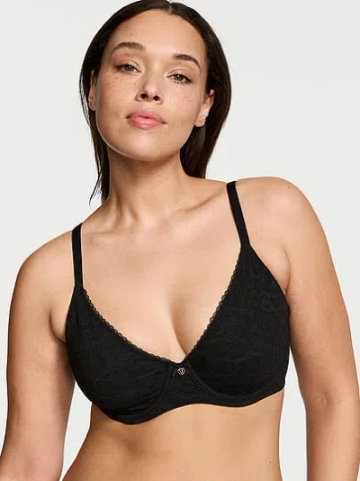 Victoria's Secret Body By Victoria Invisible Lift Full-coverage Minimizer Bra In Black