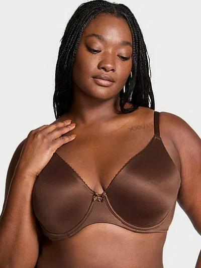 Victoria's Secret Body By Victoria Invisible Lift Full-coverage Minimizer Bra In Brown