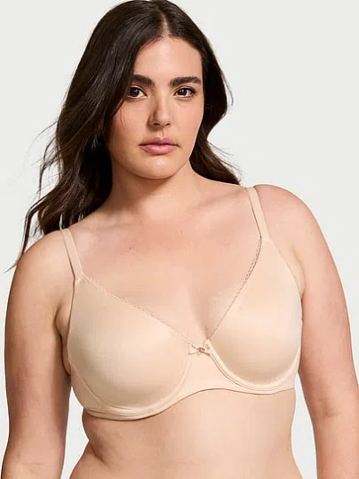 Victoria's Secret Body By Victoria Invisible Lift Full-coverage Minimizer Bra In Neutral