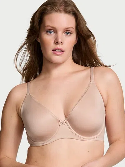 Victoria's Secret Body By Victoria Invisible Lift Full-coverage Minimizer Bra In Pink