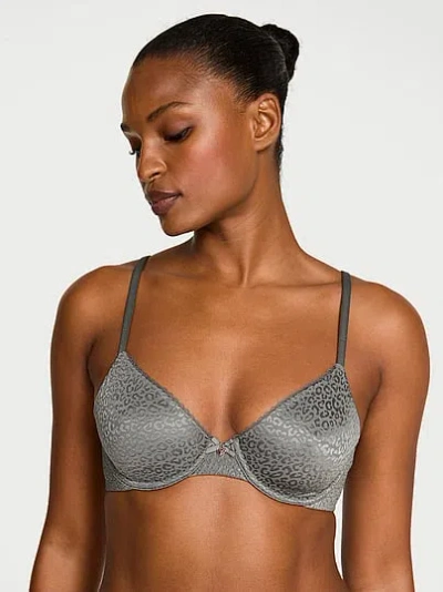 Victoria's Secret Body By Victoria Invisible Lift Unlined Smooth Demi Bra In Green