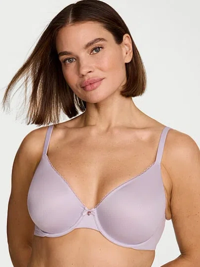 Victoria's Secret Body By Victoria Invisible Lift Unlined Smooth Demi Bra In Orange