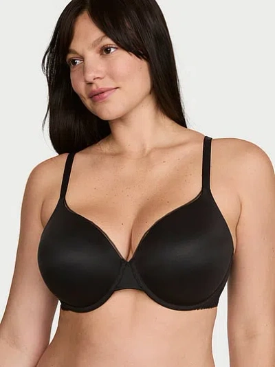 Victoria's Secret Body By Victoria Lace-trim Lightly Lined Full-coverage Bra In Black