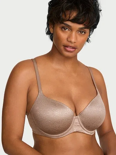 Victoria's Secret Body By Victoria Lightly Lined Demi Bra In Brown