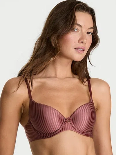 Victoria's Secret Body By Victoria Lightly Lined Demi Bra In Brown