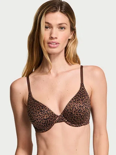Victoria's Secret Body By Victoria Lightly Lined Full-coverage Bra In Animal Print