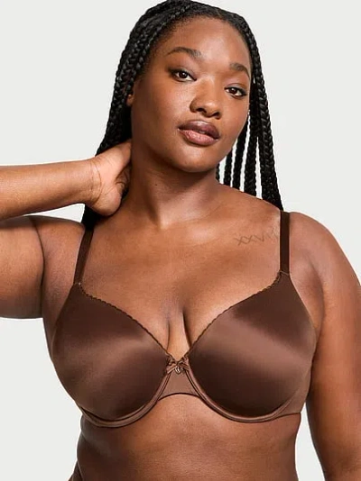 Victoria's Secret Body By Victoria Lightly Lined Full-coverage Bra In Brown