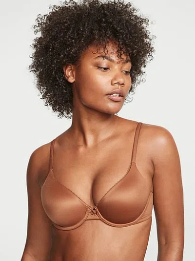 Victoria's Secret Body By Victoria Lightly Lined Full-coverage Bra In Brown