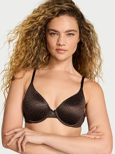 Victoria's Secret Body By Victoria Lightly Lined Full-coverage Bra In Brown