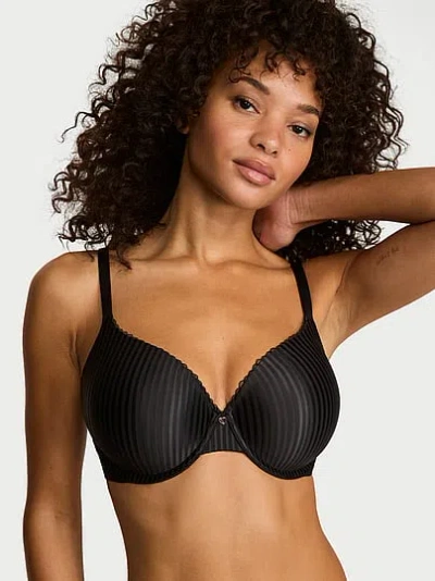 Victoria's Secret Body By Victoria Lightly Lined Full-coverage Bra In Black