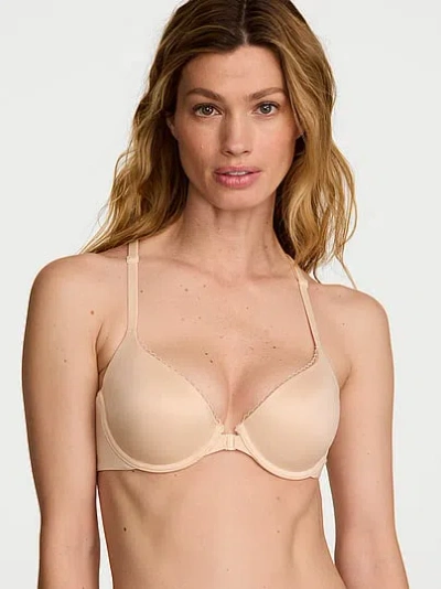 Victoria's Secret Body By Victoria Lightly Lined Lace Racerback Demi Bra In White