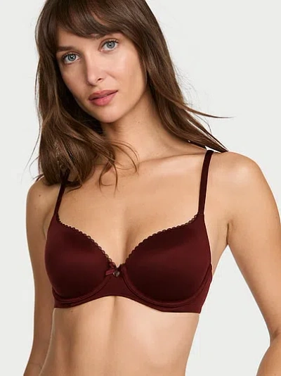 Victoria's Secret Body By Victoria Lightly Lined Smooth Demi Bra In Brown