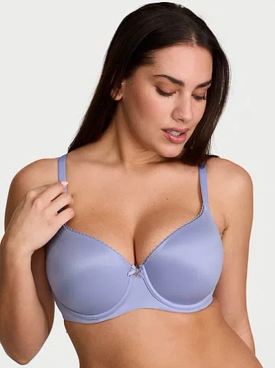 Victoria's Secret Body By Victoria Lightly Lined Smooth Demi Bra In Blue